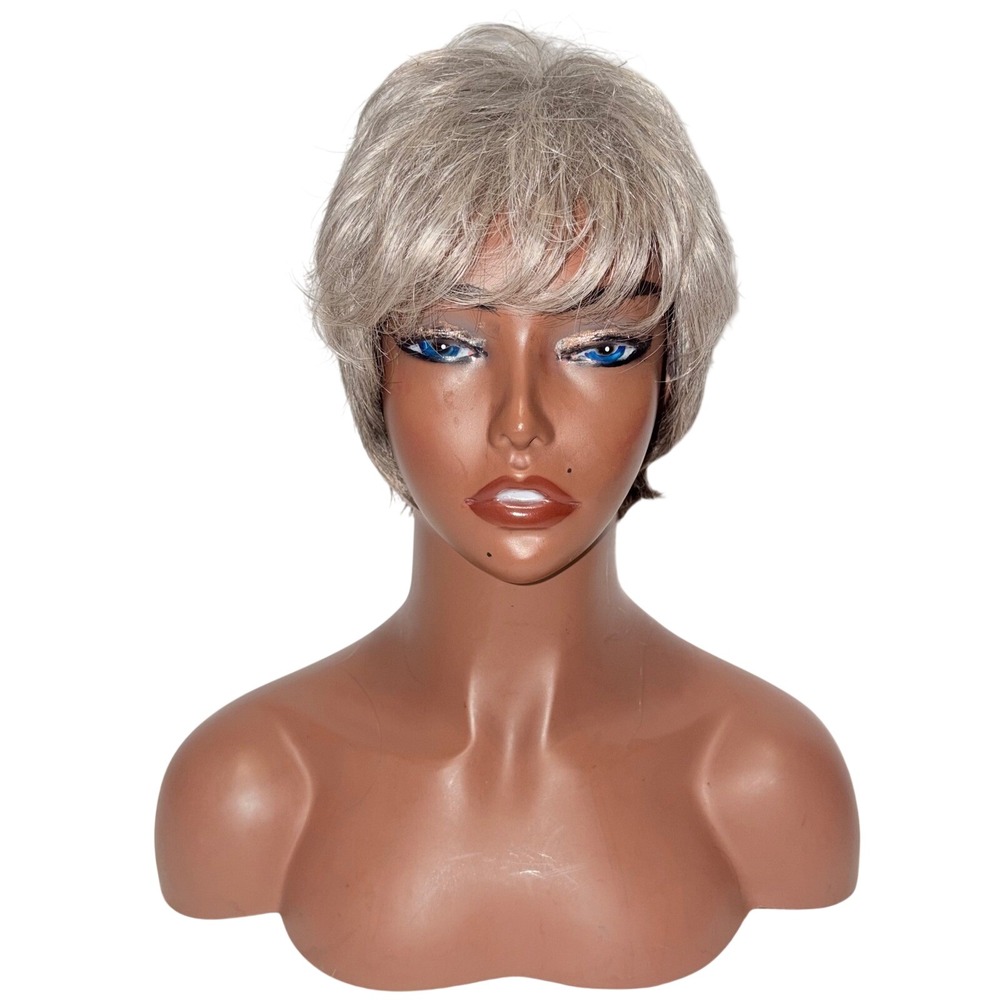 Raquel Welch Short Grey Pixie Cut Wig Synthetic Vibralite RN 104747